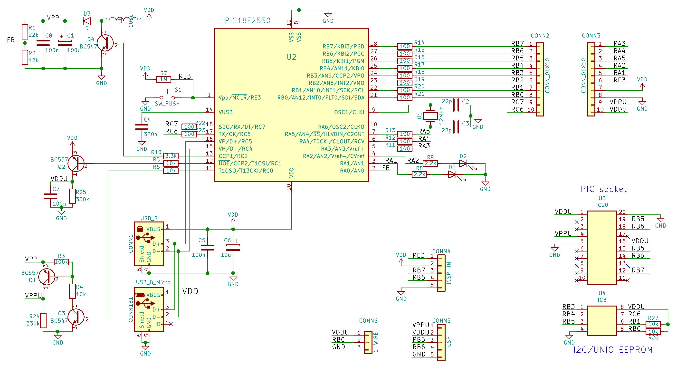main board schematic diagram